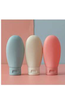 1set Travel Cosmetic Refillable Bottles, Portable Toiletry Bag Set With Spray Bottles, Lotions, Shampoo, Creams, Empty Jars (Random Card), Portable Accessories Storage - Multicolor - View 6