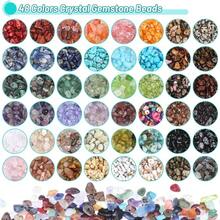 PAXCOO 2278 piezas de cuentas de cristal para hacer joyas, kit de fabricación de anillos de 48 colores, kit de fabricación de joyas de cristal para adultos para hacer brazaletes, aretes y collares - 1 - Ver 5