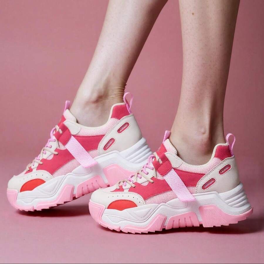 Women Casual Shoes - Coral Pink - View 1