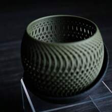 1 szt. Mirage Design Planter, nowoczesna minimalistyczna roślina doniczkowa, tacka na kwiaty, oddychająca konstrukcja, tkany wzór, doniczka do dekoracji domu z naczyniem