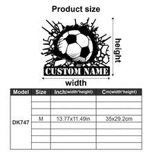 1pc Custom Name Soccer Player Wall Decal, Personalized Boy Name, Football Wall Stickers, Custom Boy Name Soccer Player, Personalized Soccer Decal-Ornaments,Home Decor,Wall Decor,Room Decor,Living Room Decor,Bedroom Decor,Bathroom Decor,Kitchen Decor,House Decor,Personalised Gifts,Graphic Print - Multicolor - View 51