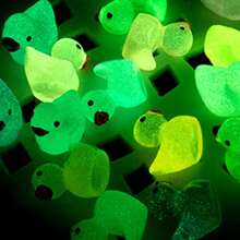 50/100 pièces Mini canards en résine pailletés - Figurines animales en plastique lumineuses et colorées pour maison de poupée, aquarium et décoration de paysage (couleurs aléatoires, cadeau parfait pour les enfants et les collectionneurs)