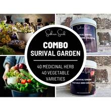 In Stock Survival Garden, Combo - 80 Vegetable & Medicinal Herb Varieties, Over 9100 Seeds, Heirloom, Long Shelf Life, Emergency, Gardening Gift - 變體1 - 查看 4