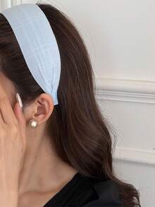 Diadema ancha de colores caramelo a la moda que hace que el rostro se vea talla grande pequeño, aro para el cabello como accesorio para el cabello de mujer