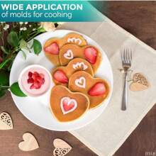 4 Stück/1 Stück Edelstahl Eierringe, Pfannkuchen- und Eierformen zum Kochen und Dekorieren, Küchenutensilien, Eierringe, Eierformen, DIY Eierformen, kreative Eierformen, Eierringe zum Kochen, Edelstahl-Unterwäsche-Formen, Brotformen, Küchenutensilien, Outdoor-Grillwerkzeuge, geeignet für Pfannkuchen, Spiegeleier usw. - perfekt für Wohnmobil-Küche, Camping und Hausgebrauch, unverzichtbares Küchengerät | Spaß Küchenhelfer | langanhaltend Kochgeschirr, Farbe und Stil zufällig