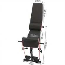 Adjustable Gym Bench, Weight Bench Foldable, Exercise Bench For Home | Utility Weight Bench For Full Body Workout - Multi-Purpose Foldable Incline Bench - Variant1 - View 2