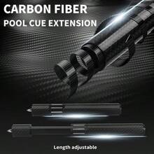 Profional Pool Cue Stick Canadian Maple Pool Sticks With Low Deflection Shaft And Telescopic Carbon Fiber Extension Set Comes With Leather Cue Case Billia Accories - Pattern1 - View 5