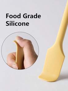 Mini Dual-Head Silicone Scraper, Reusable, Small Jar Scraper, Mini Jam Scraper, Dual-Head Mini Silicone Spoon Scraper, Long Handle Silicone Jar Scraper, Suitable For Kitchen And Beauty - Pink - View 9