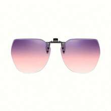 Unisex Retro Clip-On Eyeglasses - Frameless Design, TAC Lenses, Perfect For Parties, Driving, And Casual Wear - Great Gift For Birthday, Holiday, Summer, Valentine's Day, Christmas, Driving Glasses | Funky Design | Eyeglasses Women, Holiday Essentials - Multicolor - View 11