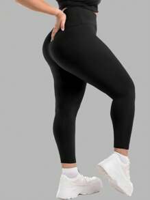 6pecil Leggings a vita alta, taglie forti per donne, morbidi ed elastici, con design snellente, adatti per yoga, running, palestra e uso quotidiano casual, ideali per donne attive