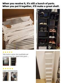 1pc - Multi-Tier Shoe Rack, Shoe Cabinet, Easy To Install, Multi-Function Storage, Home Essentials