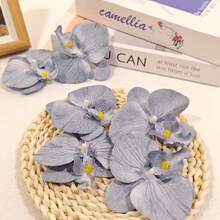 10pcs Artificial Orchid Flower Heads, Phalaenopsis Butterfly Orchid Petals For DIY Crafts, Fake Flowers For Wedding And Home Decor