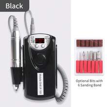 Nail Drill 30000rpm Professional Lathe Machine Milling Cutters For Manicure Electric Sander File Gel Nails Drills Motor Polisher - Hồng - Xem 10