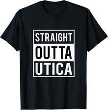 Straight Outta Utica Gift New York Tshirt T-Shirt&SP Birthday Gifts