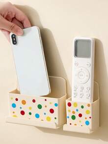 1 szt. Uchwyt do przechowywania klimatyzatora i pilota do telewizora, ścienny organizer bez wiercenia