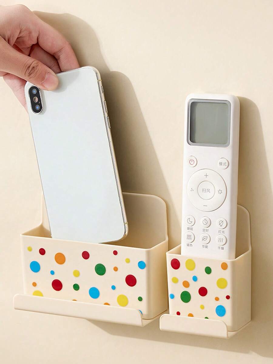 1 szt. Uchwyt do przechowywania klimatyzatora i pilota do telewizora, ścienny organizer bez wiercenia