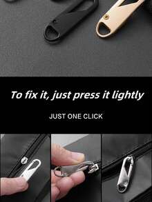 4pcs/Set Zipper Repair Patch Kit - Quickly Repair Damaged Zippers On Suitcases, Bags, Etc - Multicolor - View 4
