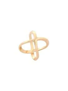 Bague en or à la mode pour femme, 1 pièce, en forme de croix, pouvant servir de pince à foulard ou à châle au quotidien.
