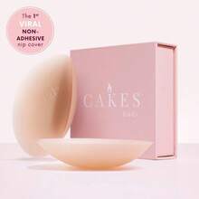 Just In CAKES Set - Circles X2 Bundle - The 1st Viral Non-Adhesive Nip Cover - Official CAKES Brand - (B-DD) 可可 + (B-DD) 可可 - 查看 6