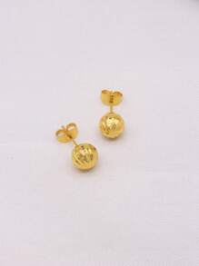 Boucles d'oreilles dorées plaquées or de Dubaï, petits anneaux, bijoux, boucles d'oreilles, piercings, cadeaux de mariage africains pour femmes