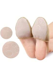 Unisex Ballet Toe Pads, Elastic Toe Protection, Non-Slip Half Palm Pad, Soft Toe Cap Protector