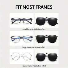 Unisex Retro Clip-On Eyeglasses - Frameless Design, TAC Lenses, Perfect For Parties, Driving, And Casual Wear - Great Gift For Birthday, Holiday, Summer, Valentine's Day, Christmas, Driving Glasses | Funky Design | Eyeglasses Women, Holiday Essentials - Multicolor - View 8