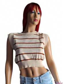 Women Tops - Camel - View 2