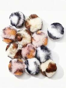 5pcs/10pcs Plush Cat Toys Balls - Interactive Pets Toys Plush Balls With Morp Stripes, Suitable For Cats And Dogs - Soft, No Battery Required
