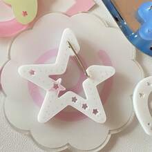 7 Styles Of Thickened Porous Colored Acrylic Keychains White Wings Pink Strawberry Frosted Pendant Storage Keychain - Color - View 9