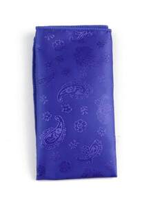 ZLQ&GOU 1pc Paisley Pattern Handkerchief, Elegant & Comfortable Pocket Square For Men, Suitable For Formal Occasions Such As Dress Shirt And Dinner Party - Multiple Colors Available