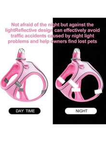 1 st bröst- och koppelsele, ryggsäcksstil husdjurssele, bröstsele för katt och hund, andningsbart reflekterande, rymningssäkert koppel för utomhusbruk/liten hundsele, andningsbart nät, västsele för steg, reflekterande mjuka vadderade selar för liten hund för promenader