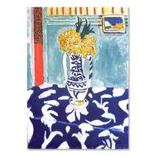 1 Stück Geschenk Matisse Poster und Drucke abstrakte Landschaft Wandkunst Vintage Leinwandmalerei Wandbilder für Wohnzimmer Heimdekoration optional mit Rahmen - mehrfarbig - Übersicht 25