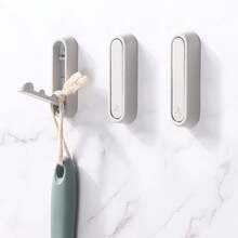 可折叠隐形挂钩锌合金浴室墙壁挂钩可伸缩适用于衣柜围巾帽子浴袍钥匙钱包包折叠挂钩简约风格 - 彩色 - 查看 15