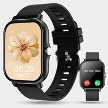 LOMAXFR Smart Watch, Custom Wallpaper, Multiple Sports Modes, Sports Tracking, Wireless Calling/Dialing, SMS Reminder, Call Reminder And Rejection, Weather Forecast, Unisex, Suitable For IOS/Android, Holiday Gift, Birthday Gift.