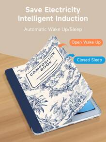 Rural Life Illustration Notebook Style Pattern Tablet Protective Case,Compatible With IPad 9.7/10.2/10.5/10.9/12.9/Pro 11, 10th Gen,Compatible With Samsung Galaxy Tab S6 Lite 10.4 Inch,Compatible With Kindle Paperwhite 12th Gen 2024,Kindle (11th Generation) 2022 Release,Soft Anti-Fall Protection,Smart Stand/Automatic Wake Up/Sleep