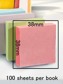 11pcs 1100 Sheets Mixed Color Sticky Note, Creative Easy To Post Sticky Note For Office, School Student,Tearable Sticky Sticky Note Paper For Students To Take Notes With Multifunctional Index Stickers,School Supplies,Back To School - Multicolor - View 18