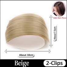 Invisible Seamless Hair Pads Fluffy Pad Hairpiece Clip In Hair Extension Brown Blonde Black Increase Hair Volume Top Side Cover Hairpiece Synthetic Natural Fake Hairpiece Hair Accessories 1PC 10cm - Multicolor - View 12