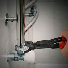 1 pieza Alicates de agua multifunción profesionales, alicates térmicos, de aleación de acero cromo-vanadio, desensamblaje de tornillos de varias formas, uso para reparación de automóviles, mantenimiento de equipos, decoración del hogar, etc.