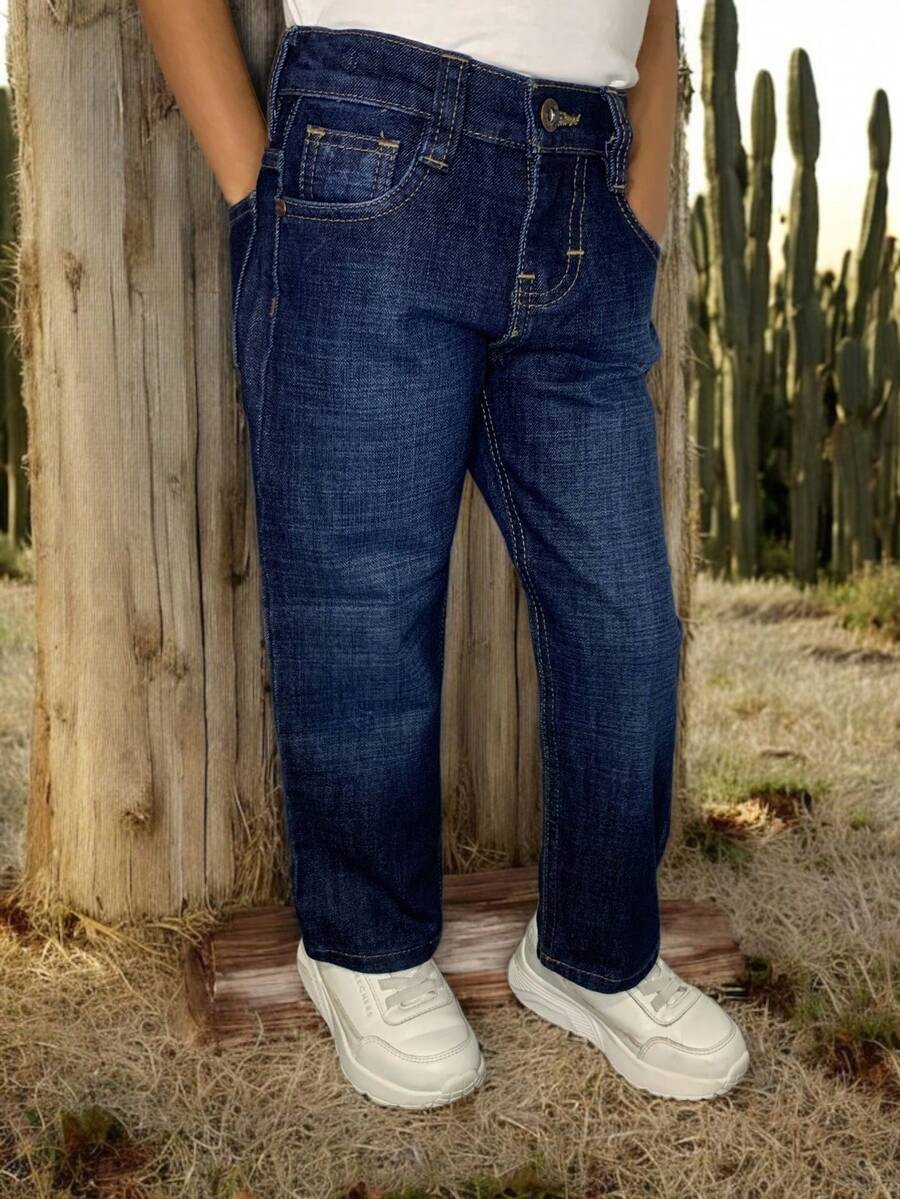 CHUEKITOS. Baby Boys Denim - Blue - View 1