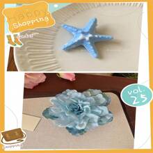 1 Stück exquisiter Blumen Seitenklemm Foto Requisit Haarclip, romantischer ästhetischer Stil Haaraccessoire für Mädchen, Pfingstrosen & Kamelien Design Haarklammer Haarspangen