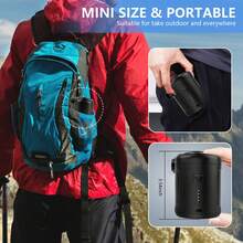 Bomba eléctrica inflable para suministros inflables, accesorios inflables, bomba eléctrica inflable portátil recargable para exteriores, 6000mAh de gran potencia, equipada con 5 boquillas de aire inflable desmontables, bomba inflable/desinflante totalmente automática - Negro - Ver 4