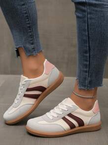 Damen leichte, bequeme Slipper für den Sommer, rutschfeste Patchwork Outdoor Sportschuhe, geeignet für Frühling und Herbst