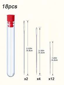 2-In-1 Multi-Functional Manual Sewing Needle, Thread Comb And Seam Ripper, Convenient For Elderly Use, Suitable For Combing, Seam Ripping, Sewing Machine Needle Installation And Replacement, Hand Sewing, Handheld Sewing Accessories, With Round Handle - Multicolor - View 12