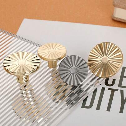 2pcs Cabinet/Drawer Knobs And Pulls, Modern Minimalist Luxury Furniture Door Handle Cupboard Wardrobe Dresser Pull