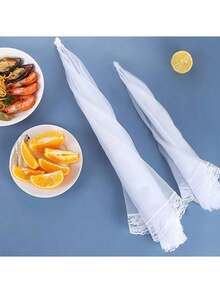 1 pieza Carpa de malla blanca grande plegable y lavable, adecuada para picnics, BBQ, fiestas y comidas al aire libre - Accesorio de cocina antiinsectos - Blanco - Ver 8