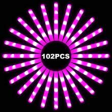 102pcs LED Foam Light Stick 4 LED Light, Constant Light Mode, Glow, Perfect For Valentine's Day, Easter, Weddings, Carnivals, Concerts, Camping, Sporting Events, Bedrooms, Hotels, Parties,Graduation Decorations(Pink) - Pink - View 4