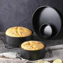 4 Sizes, 4 Inches, 6 Inches, 8 Inches, 10 Inches, Non-Stick Cake Mold, Cake Baking Tray, Baking Tray, Essential Kitchen Baking Tools, Professional Baking Mold, Suitable For Weddings And Celebrations, Durable Anodized Baking Utensils, Suitable For Home And Professional Bakers