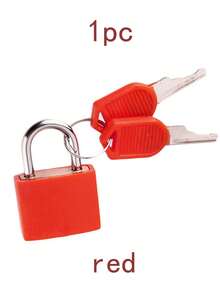 1/2/3/5/8/10Pcs Luggage Lock Padlock, Color Plastic Shell Lock Zinc Alloy Small Lock, Locker Lock Small Luggage Padlocks, Mini Colorful Locks With Keys For Suitcase And Luggage, For School Gym Classroom Matching Game Travel Backpack - Multicolor - View 23