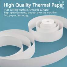 3/6/12 Rolls Of Instant Print Camera Paper, Compatible With Most Instant Print Cameras, Featuring Coreless Thermal Printing Paper That Works With 57Mm Wide Thermal Printers, Allowing For Quick Inkless Printing Suitable For Photos, Labels, Memos, And More.