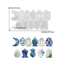 1 conjunto de 5 moldes de silicone criativos faça você mesmo para brincos, pingentes, chaveiros, artesanato, acessórios para fazer joias para brincos e colares